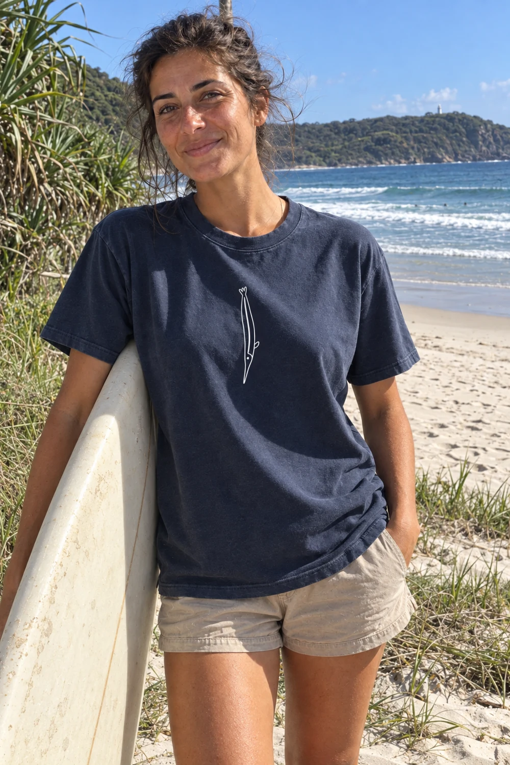 Razorfish Night Dive t-shirt in Navy