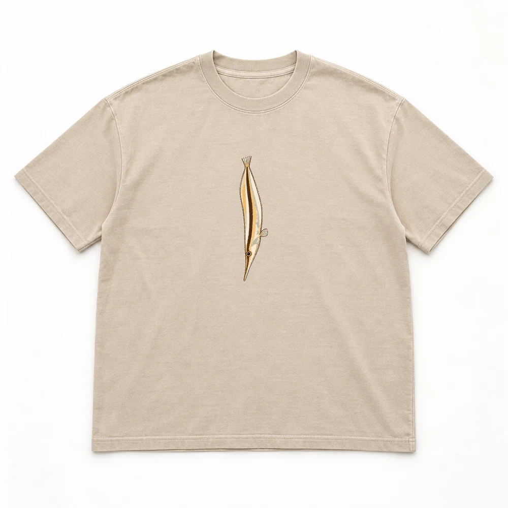 Razorfish Little Shoal tee in Washed sand