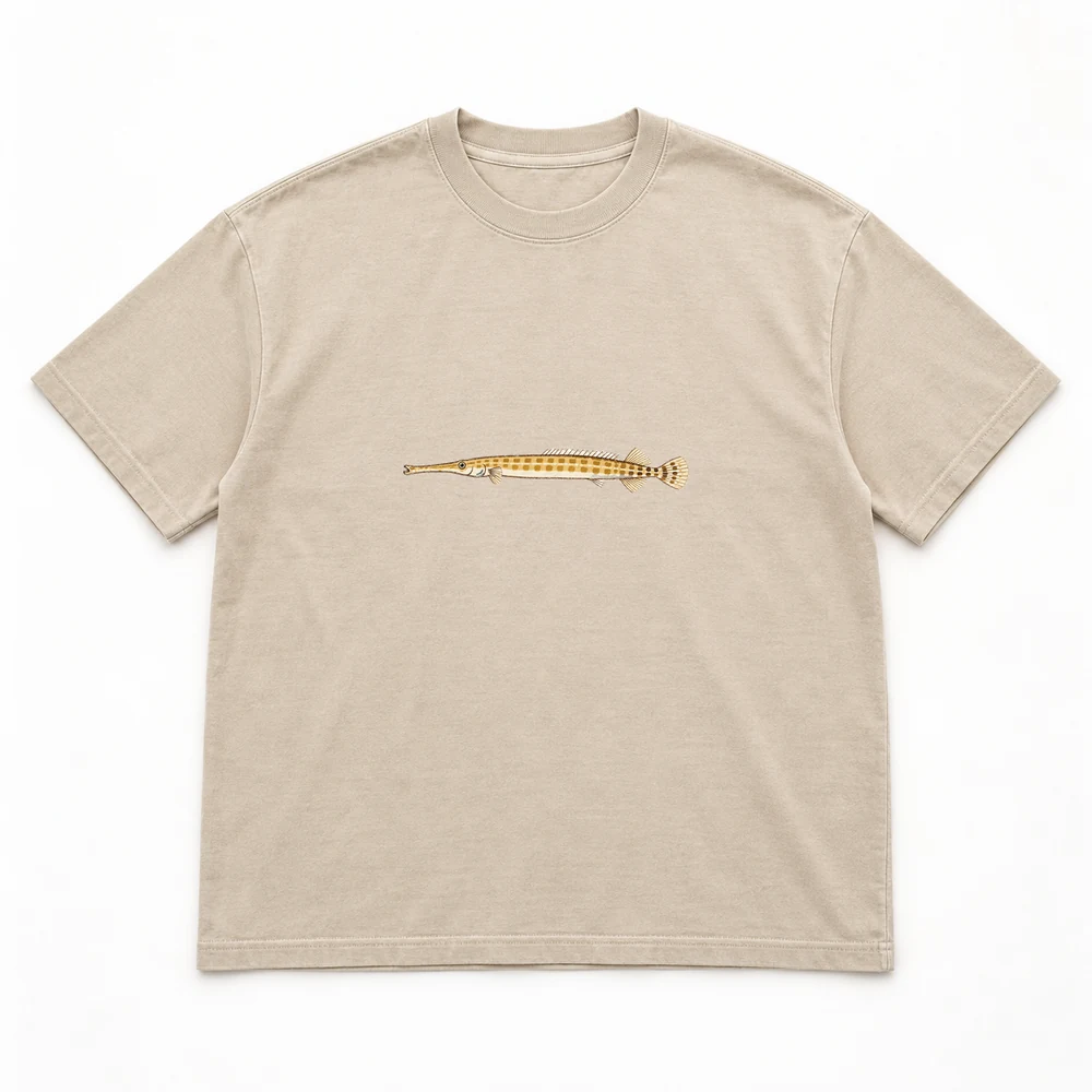 Trumpetfish Little Shoal tee in Washed sand