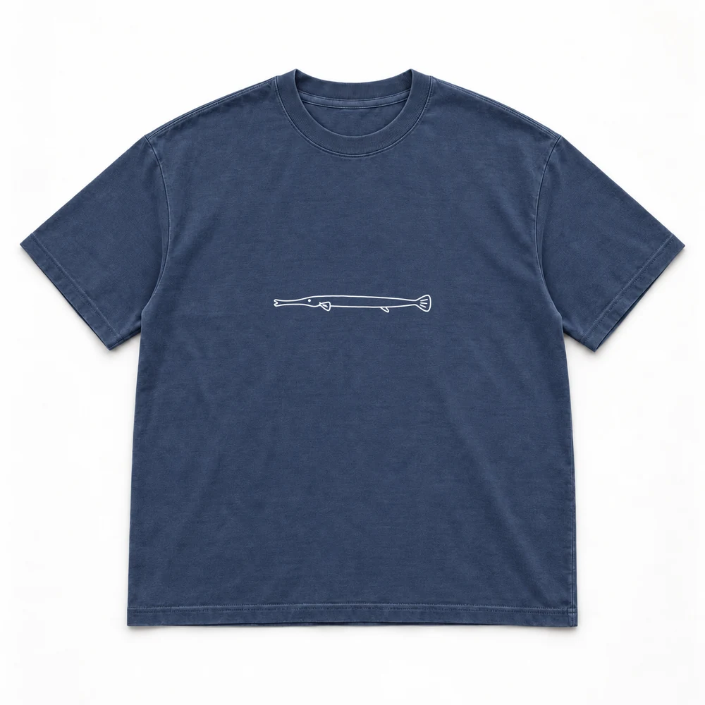Trumpetfish, Navy tee